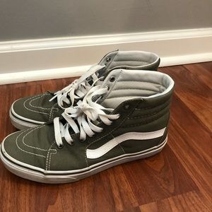 Army Green Hightop Vans